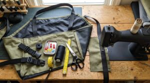 Materials for sewing a dog car seat hammock
